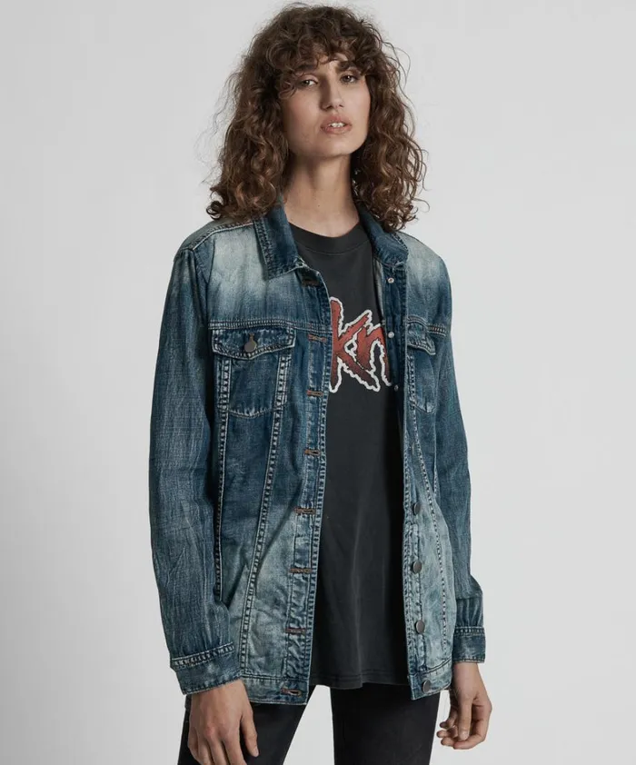 One Teaspoon Denim Jackets BLUE MAIDEN ALL STAR JACKET 8211 Women One Teaspoon Denim Jackets BLUE MAIDEN ALL STAR JACKET 8211 Women