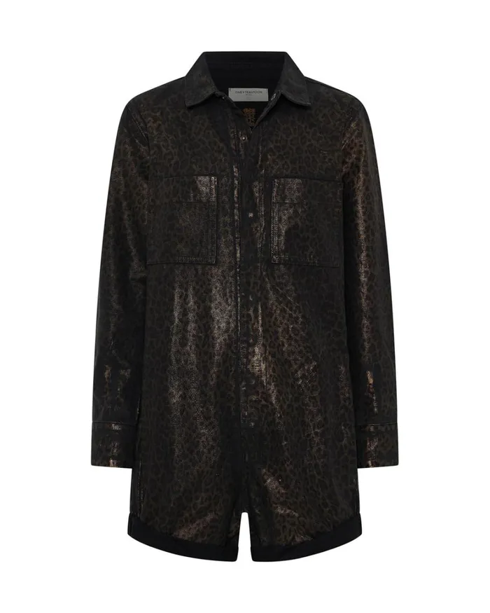 One Teaspoon Denim Jumpsuits NIGHT ANIMAL DENIM PROPHECY JUMPSUIT 8211 Women One Teaspoon Denim Jumpsuits NIGHT ANIMAL DENIM PROPHECY JUMPSUIT 8211 Women
