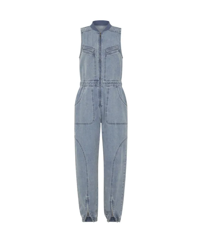 One Teaspoon Denim Jumpsuits SALTY DOG LONG LILLY DENIM JUMPSUIT 8211 Women One Teaspoon Denim Jumpsuits SALTY DOG LONG LILLY DENIM JUMPSUIT 8211 Women
