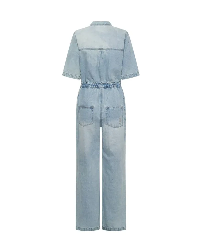 One Teaspoon Denim Jumpsuits SPORTSTER BLUE VERONICA DENIM JUMPSUIT 8211 Women