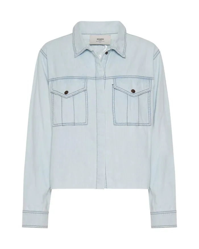One Teaspoon Denim Tops MYSTIC IMPRESSED DENIM SHIRT 8211 Women One Teaspoon Denim Tops MYSTIC IMPRESSED DENIM SHIRT 8211 Women