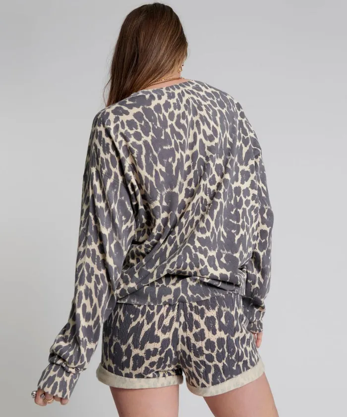 One Teaspoon Hoodies And Sweats JUNGLE ANIMAL SWEATER 8211 Women
