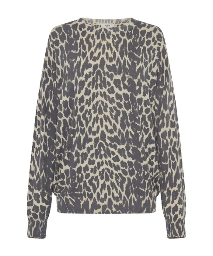 One Teaspoon Hoodies And Sweats JUNGLE ANIMAL SWEATER 8211 Women