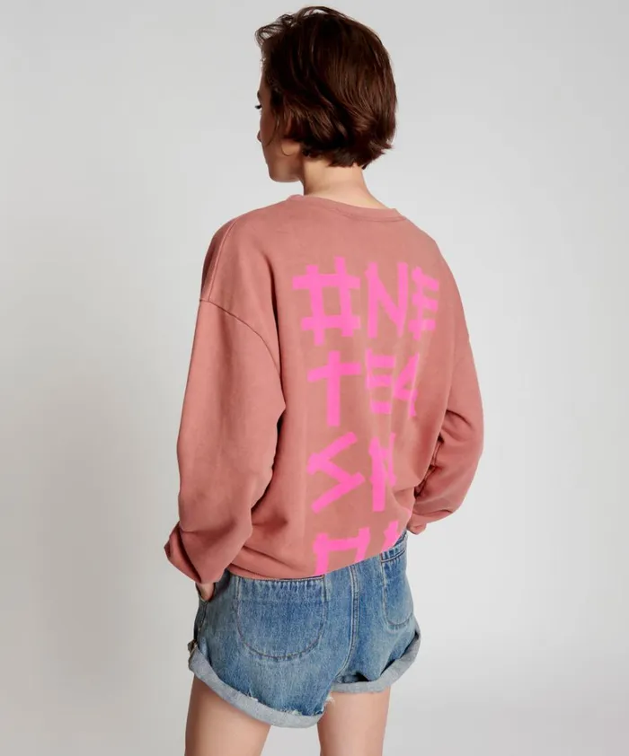 One Teaspoon Hoodies And Sweats ONETEASPOON BOWER BIRD LOGO SWEATER 8211 Women