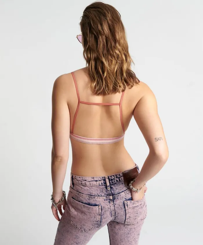 One Teaspoon Intimates HEARTBREAKER LAYLA MESH BRALETTE 8211 Women