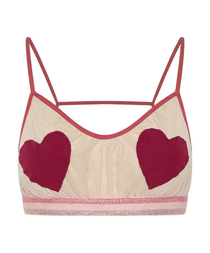 One Teaspoon Intimates HEARTBREAKER LAYLA MESH BRALETTE 8211 Women