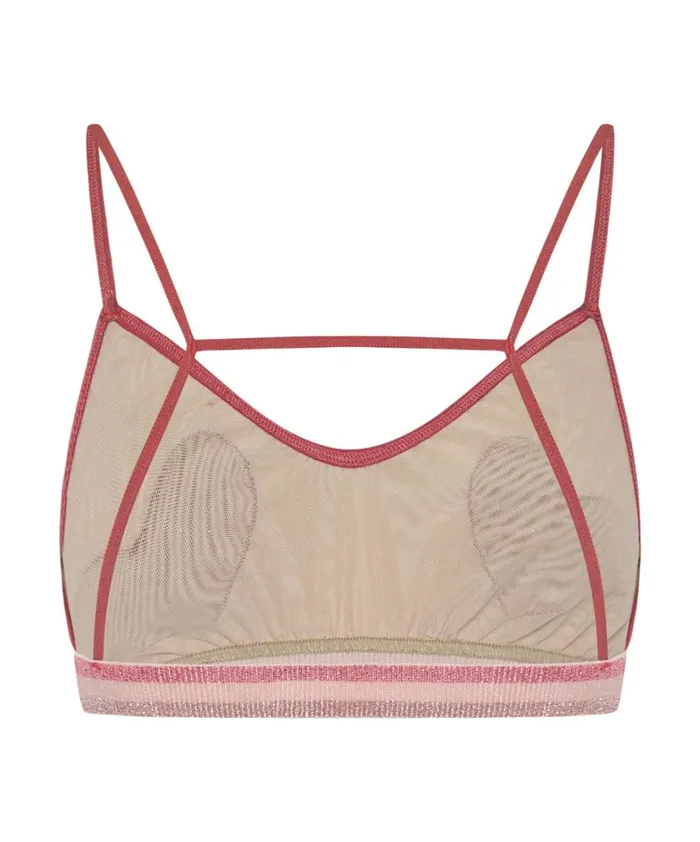 One Teaspoon Intimates HEARTBREAKER LAYLA MESH BRALETTE 8211 Women