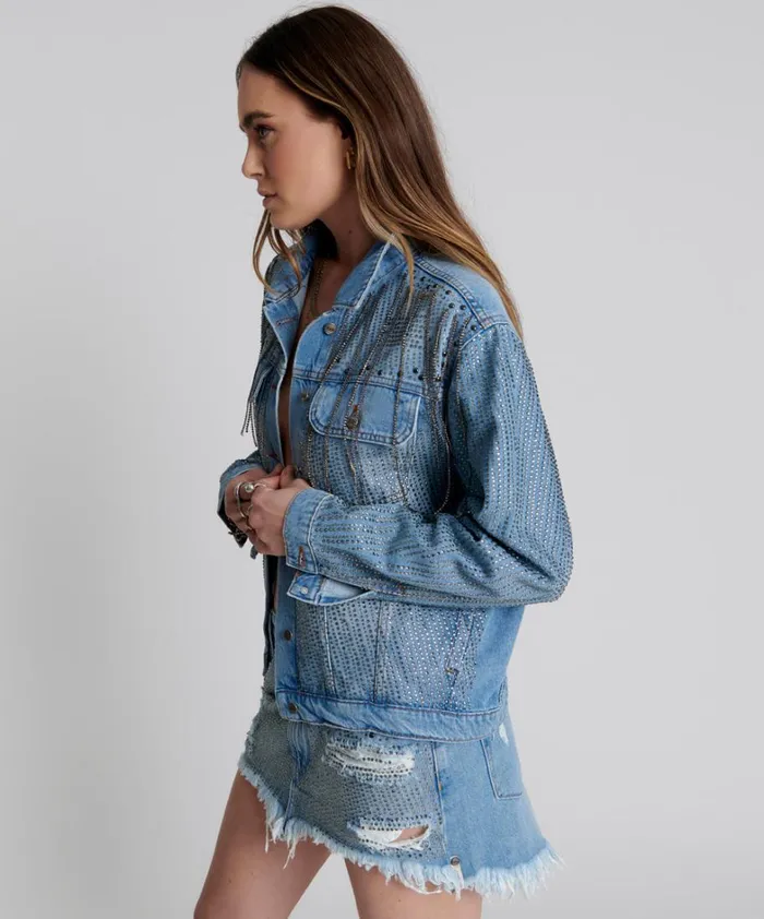 One Teaspoon Jackets DESERT JEWEL TRUCKER JACKET 8211 Women