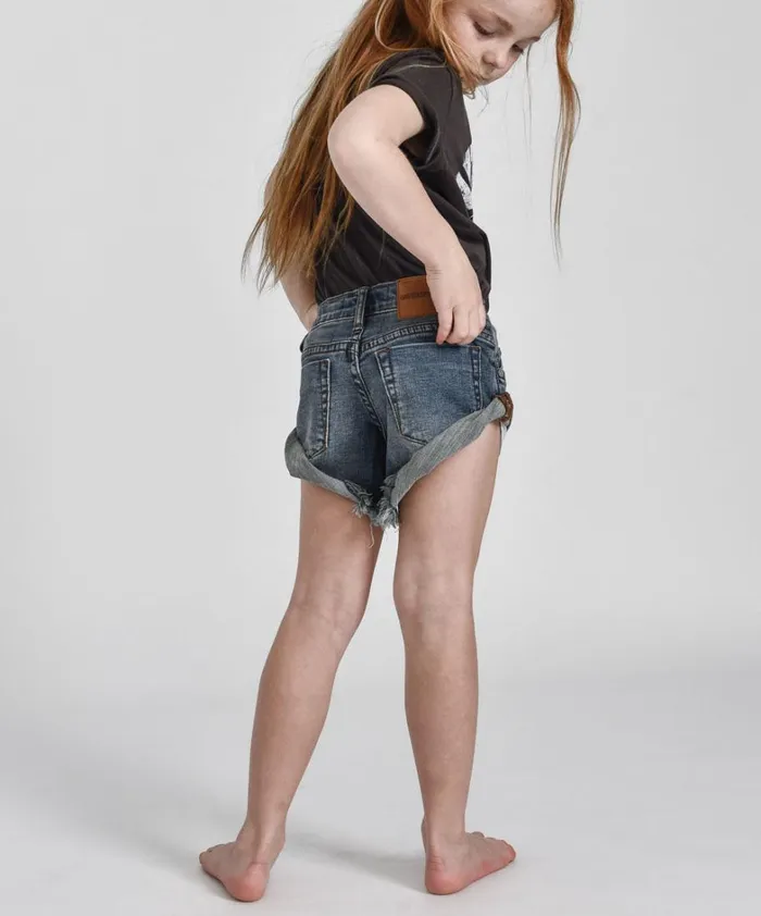 One Teaspoon Kids KIDS SUPERSTAR BANDITS DENIM SHORT 8211 Kids