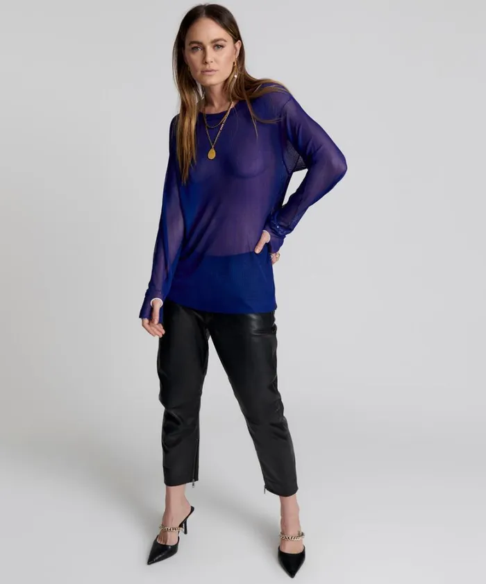 One Teaspoon Knitwear AMITY SHEER RIB LONGSLEEVE SWEATER 8211 Women One Teaspoon Knitwear AMITY SHEER RIB LONGSLEEVE SWEATER 8211 Women