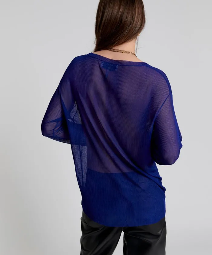 One Teaspoon Knitwear AMITY SHEER RIB LONGSLEEVE SWEATER 8211 Women One Teaspoon Knitwear AMITY SHEER RIB LONGSLEEVE SWEATER 8211 Women