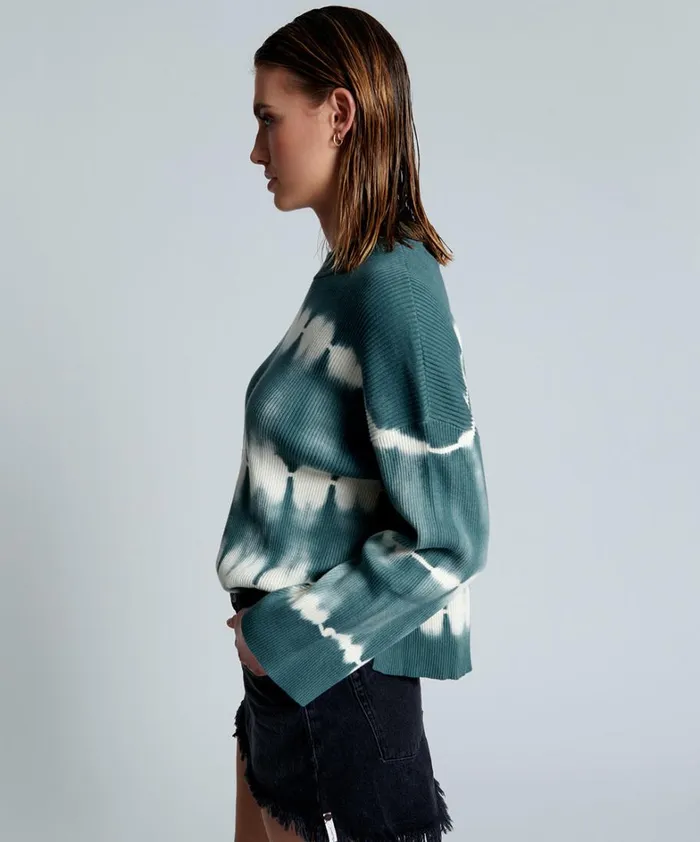 One Teaspoon Knitwear KHAKI TIE DYE RIB ROAM SWEATER 8211 Women One Teaspoon Knitwear KHAKI TIE DYE RIB ROAM SWEATER 8211 Women