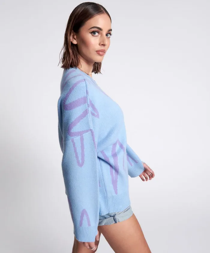 One Teaspoon Knitwear WAVE LENGTH KNIT SWEATER 8211 Women One Teaspoon Knitwear WAVE LENGTH KNIT SWEATER 8211 Women