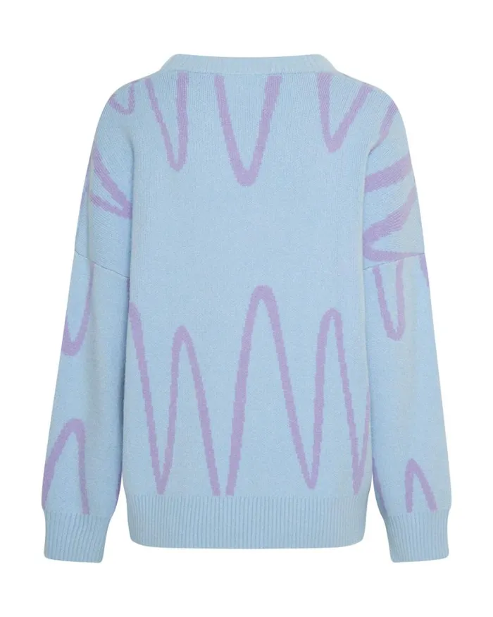 One Teaspoon Knitwear WAVE LENGTH KNIT SWEATER 8211 Women One Teaspoon Knitwear WAVE LENGTH KNIT SWEATER 8211 Women