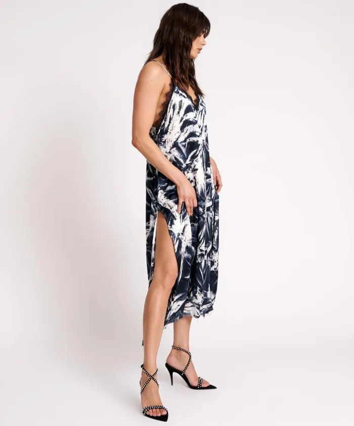 One Teaspoon Midi and Maxi Dresses FIRE FLIES DELIRIOUS SLIP DRESS 8211 Women One Teaspoon Midi and Maxi Dresses FIRE FLIES DELIRIOUS SLIP DRESS 8211 Women