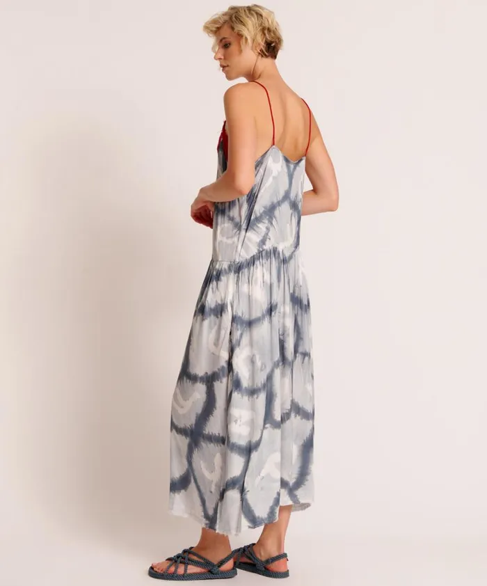 One Teaspoon Midi and Maxi Dresses REFLECTION HAND PRINTED HIDEAWAY SLIP DRESS 8211 Women