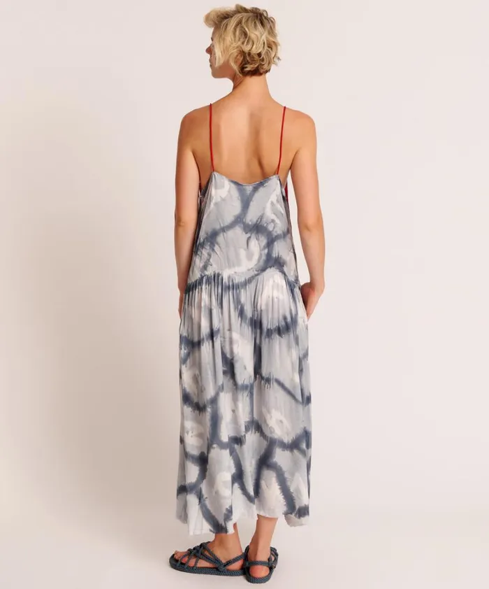 One Teaspoon Midi and Maxi Dresses REFLECTION HAND PRINTED HIDEAWAY SLIP DRESS 8211 Women