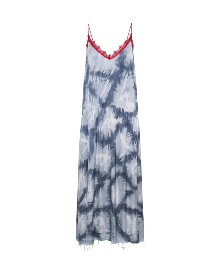 One Teaspoon Midi and Maxi Dresses REFLECTION HAND PRINTED HIDEAWAY SLIP DRESS 8211 Women