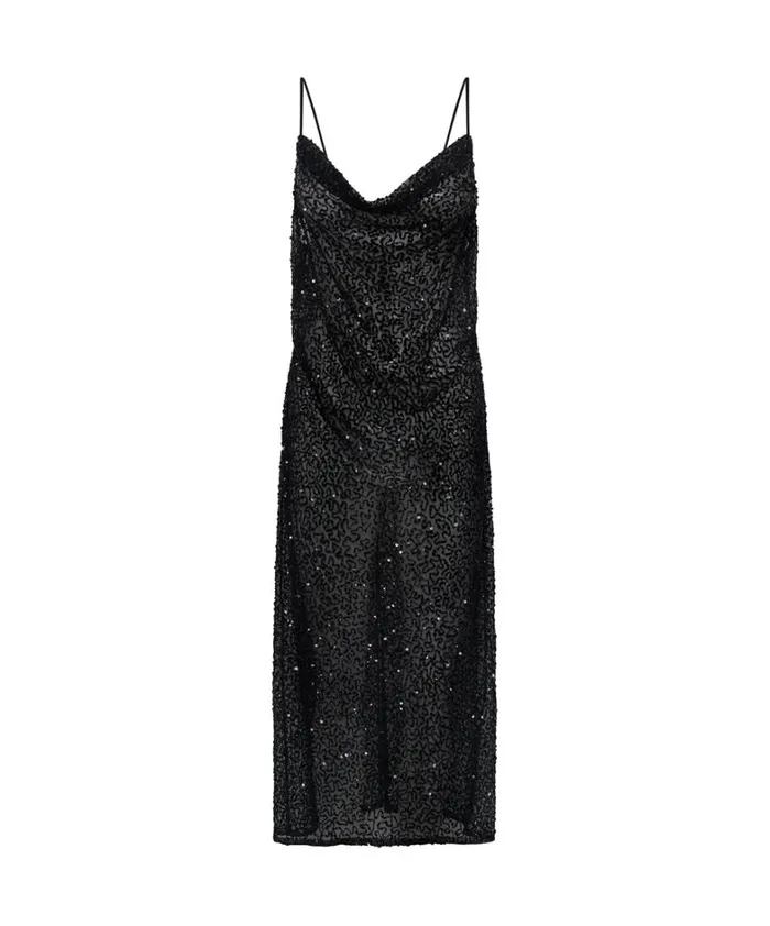 One Teaspoon Midi and Maxi Dresses STELLAR HAND BEADED SLIP DRESS 8211 Women