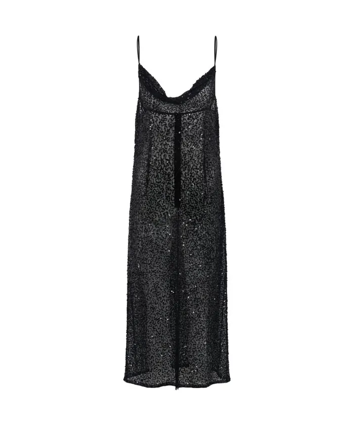 One Teaspoon Midi and Maxi Dresses STELLAR HAND BEADED SLIP DRESS 8211 Women