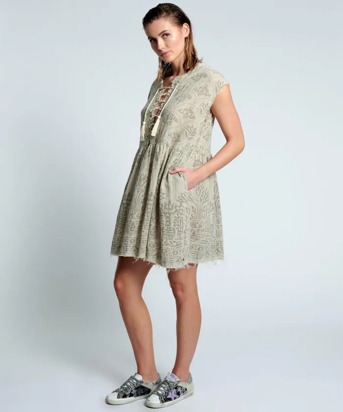 One Teaspoon Mini Dresses BABYLON GARDENS ISLAND DRESS 8211 Women One Teaspoon Mini Dresses BABYLON GARDENS ISLAND DRESS 8211 Women