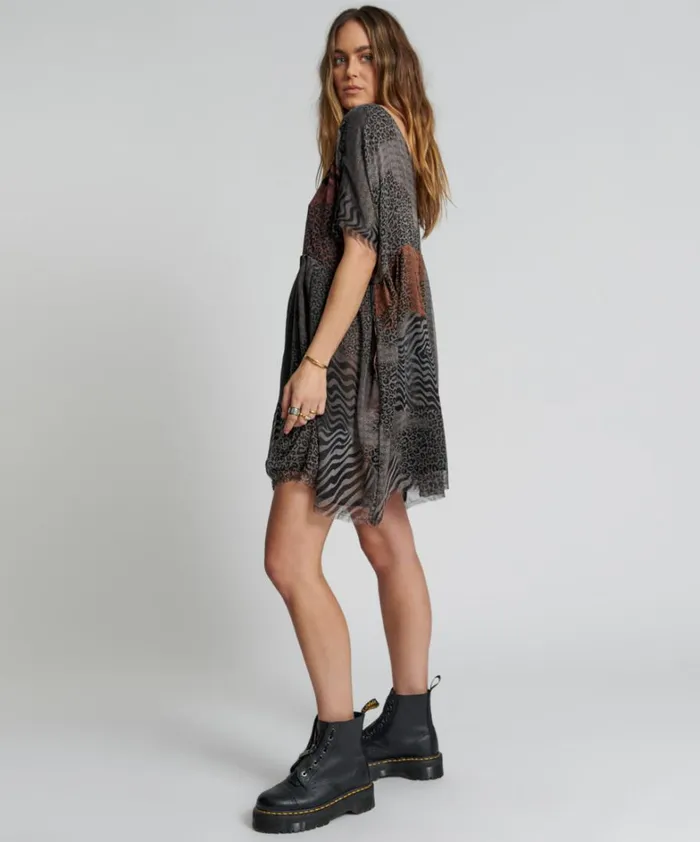One Teaspoon Mini Dresses DILEMA OVERSIZED MINI DRESS 8211 Women