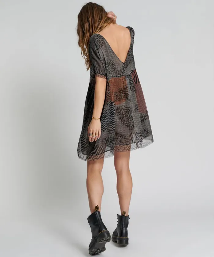 One Teaspoon Mini Dresses DILEMA OVERSIZED MINI DRESS 8211 Women
