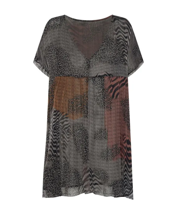 One Teaspoon Mini Dresses DILEMA OVERSIZED MINI DRESS 8211 Women