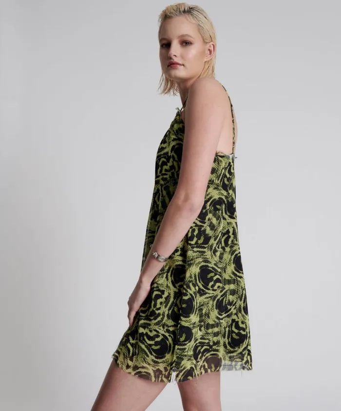 One Teaspoon Mini Dresses MYSTERIOUS SNAKE EYE SLIP DRESS 8211 Women