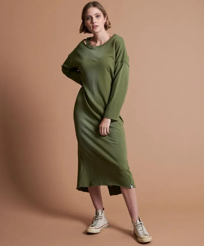 One Teaspoon Organic Tees ORGANIC COTTON AND HEMP DRESS 8211 Women