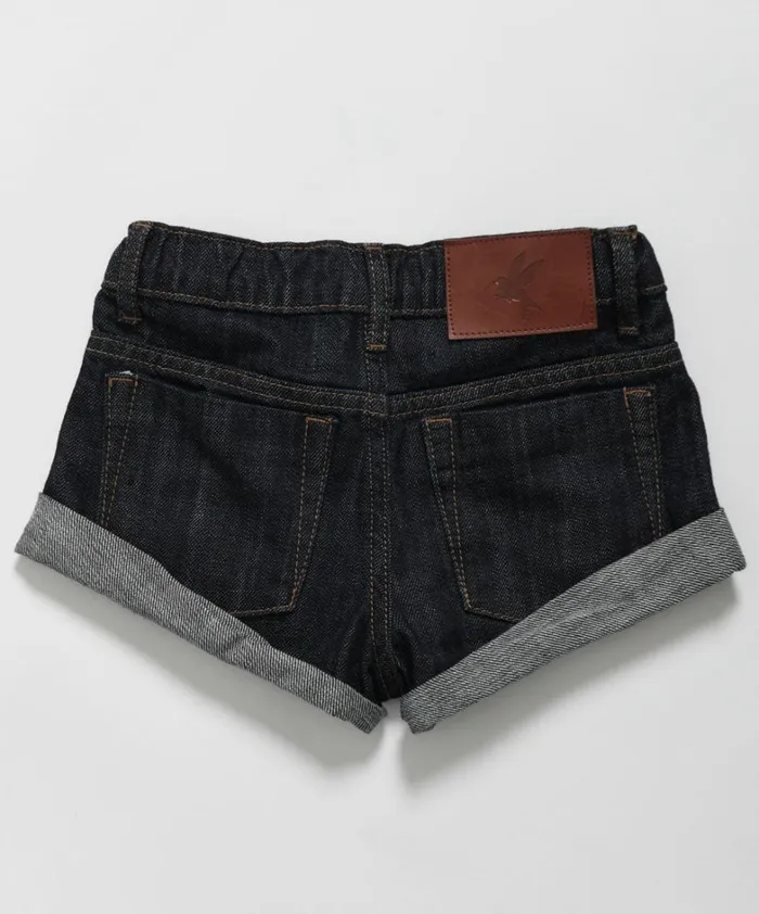 One Teaspoon Organic Tees ORGANIC RAW BANDIT SHORT BLUE 8211 WomenKids One Teaspoon Organic Tees ORGANIC RAW BANDIT SHORT BLUE 8211 WomenKids