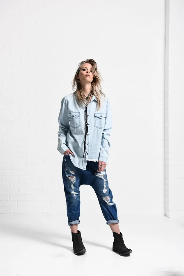 One Teaspoon Shirts ATLANTIC LIBERTY SHIRT 8211 Women