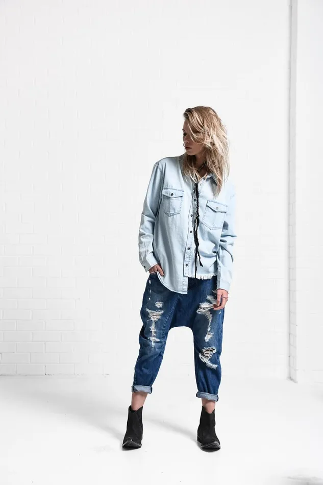 One Teaspoon Shirts ATLANTIC LIBERTY SHIRT 8211 Women