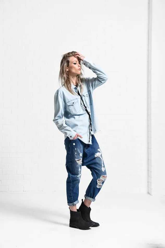 One Teaspoon Shirts ATLANTIC LIBERTY SHIRT 8211 Women