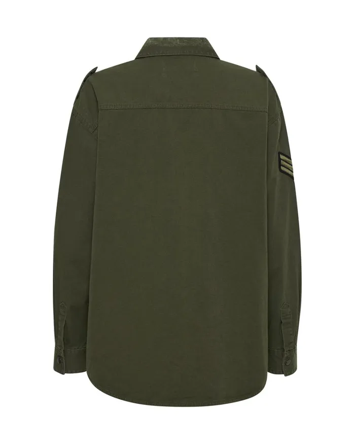 One Teaspoon Shirts AVIATOR EAGLE COTTON SHIRT 8211 Women One Teaspoon Shirts AVIATOR EAGLE COTTON SHIRT 8211 Women