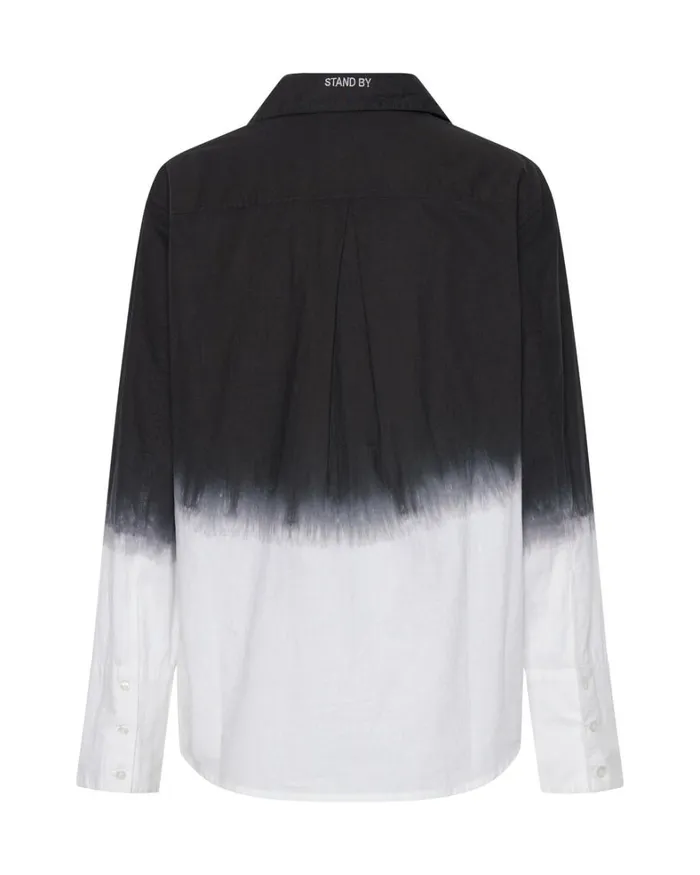 One Teaspoon Shirts FADE OUT TUXEDO SHIRT 8211 Women One Teaspoon Shirts FADE OUT TUXEDO SHIRT 8211 Women
