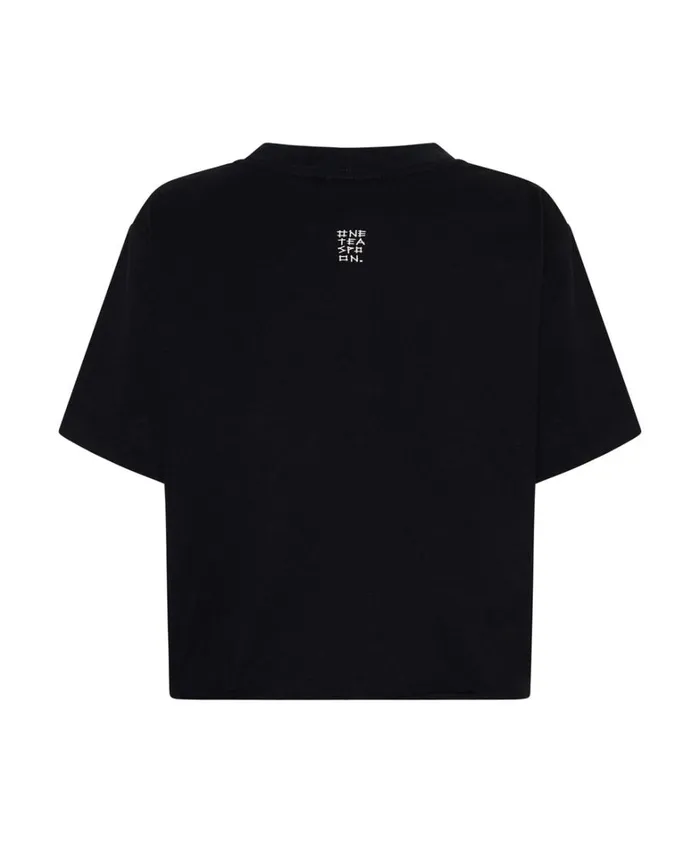 One Teaspoon Tees and Tanks BLACK CROPPED SPACE PUNK TEE 8211 Women One Teaspoon Tees and Tanks BLACK CROPPED SPACE PUNK TEE 8211 Women