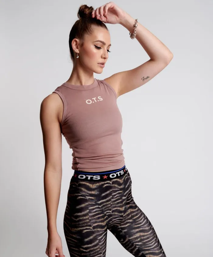 One Teaspoon Tees and Tanks OTS LILAC EQUIPMENT TANK 8211 Women