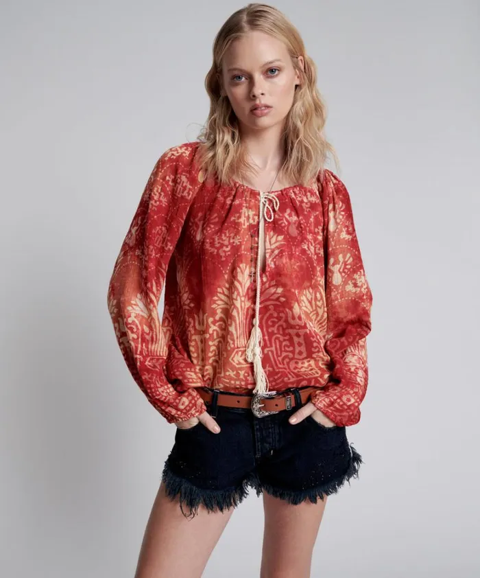 One Teaspoon Tops BABYLON GARDEN MINOAN TOP 8211 Women