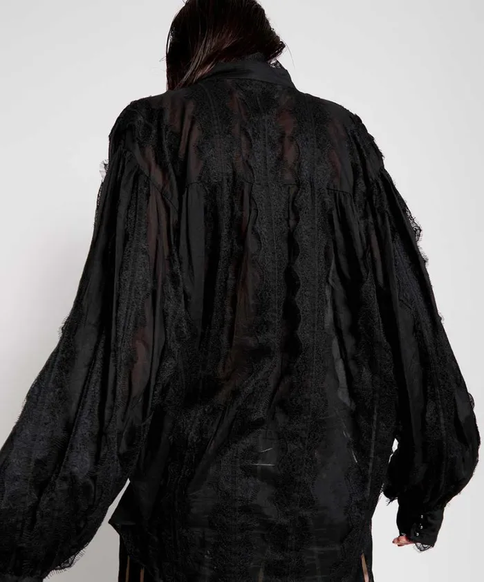 One Teaspoon Tops BLACK ETERNAL SPIRIT LACE TOP 8211 Women One Teaspoon Tops BLACK ETERNAL SPIRIT LACE TOP 8211 Women