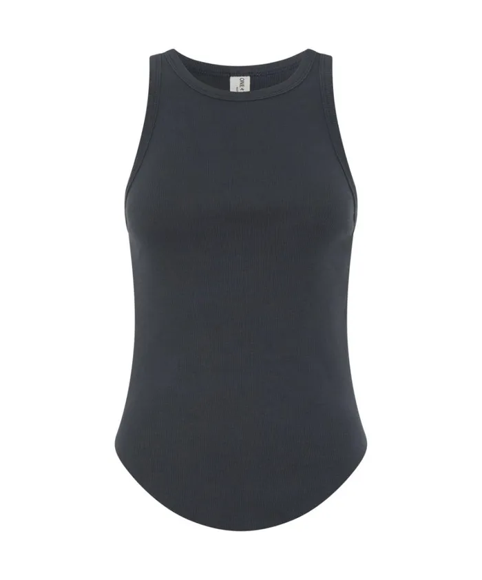 One Teaspoon Tops DISTRESSED RAMONE RIB TANK 8211 Women
