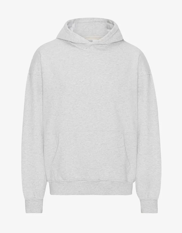 Organic Oversized Hood 8211 Snow Melange Women Hoodies Colorfulstandard