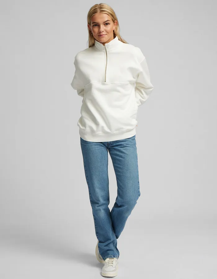 Organic Quarter Zip 8211 Heather Grey Women Quarter Zips Colorfulstandard