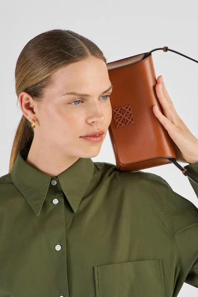 Oroton Baguette Bags Women Della Small Baguette Syrup