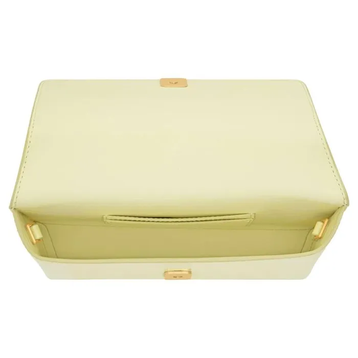 Oroton Baguette Bags Women Della Texture Small Baguette Lemon Curd