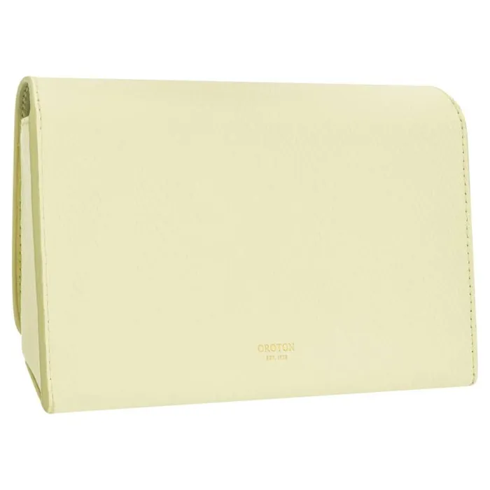 Oroton Baguette Bags Women Della Texture Small Baguette Lemon Curd
