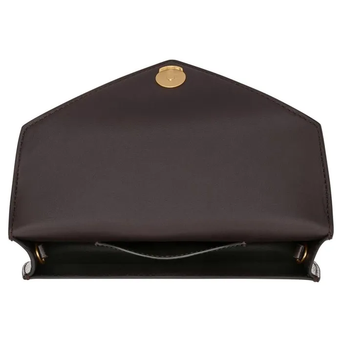 Oroton Clutches Women Mia Texture Clutch Mahogany Croc