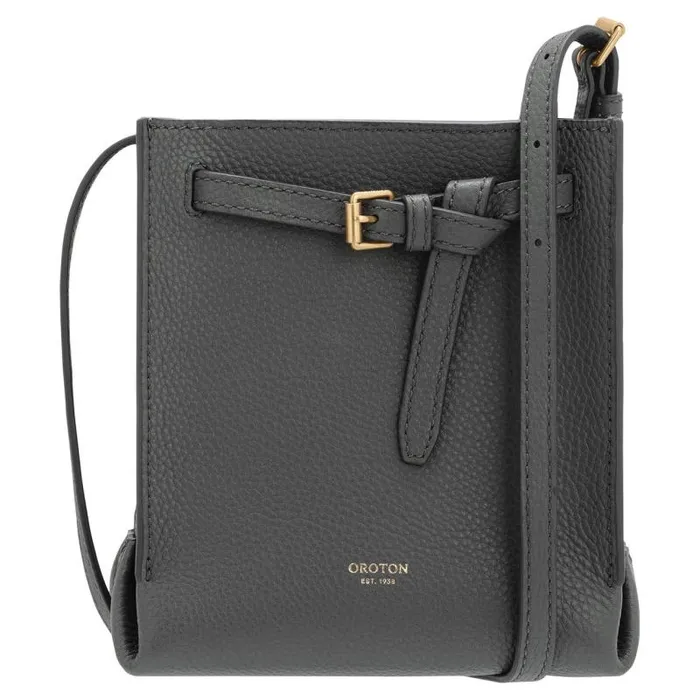 Oroton Crossbody Women Margot Tiny Bucket Bag Dark Slate