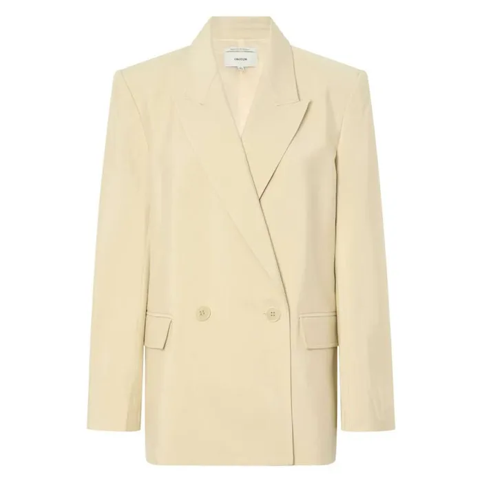 Oroton Jackets and Outerwear Women Blazer Almond