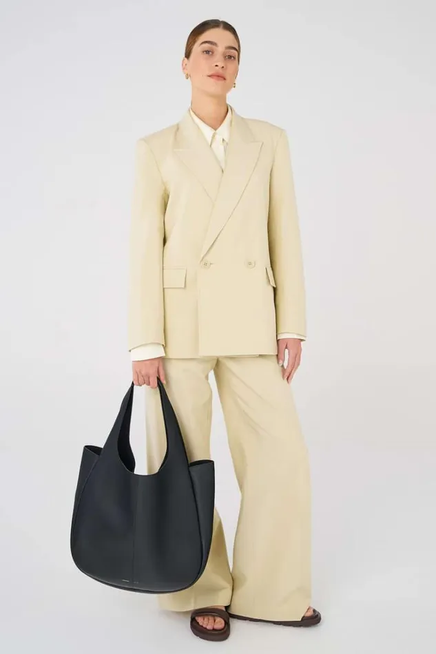 Oroton Jackets and Outerwear Women Blazer Almond